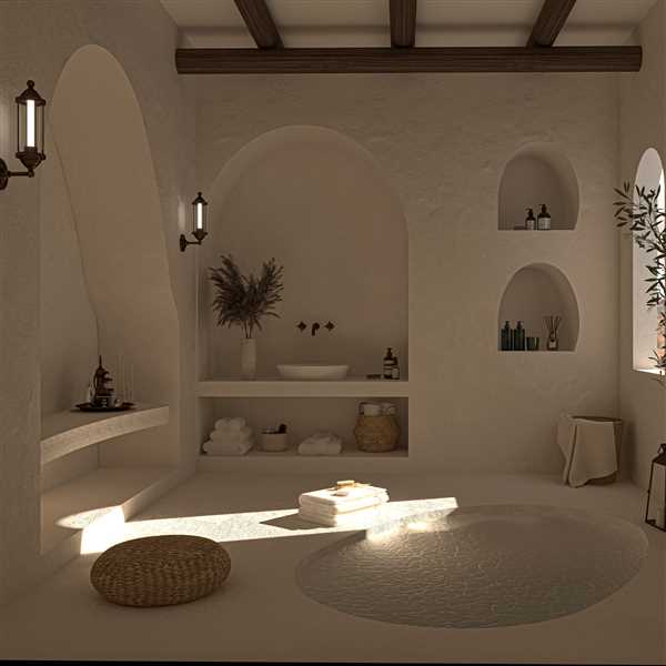 A Serene Bathroom Inspired by Siwa Oasis, Egypt