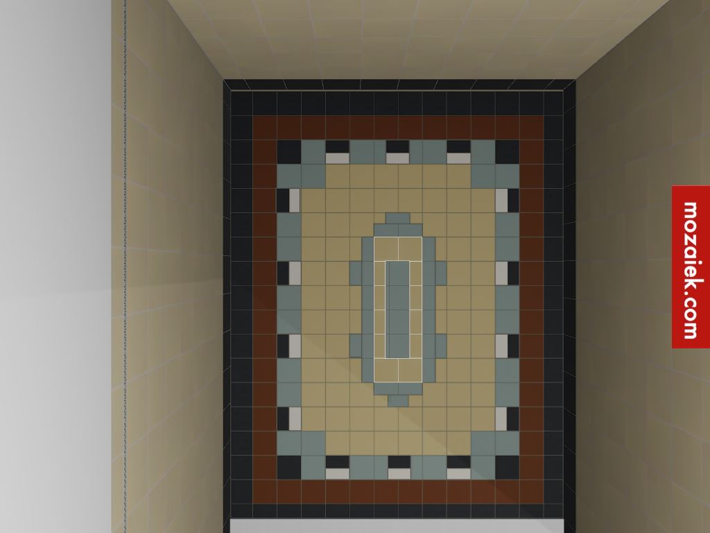 Onwijs vloer jaren 30 woning 10x10 Bathroom By Monique Mozaiek(mozaiek YN-95