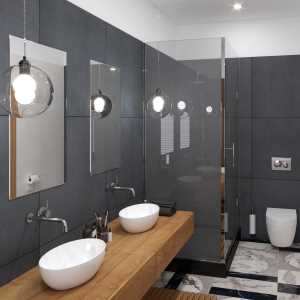 Black and Wood Bathroom_02