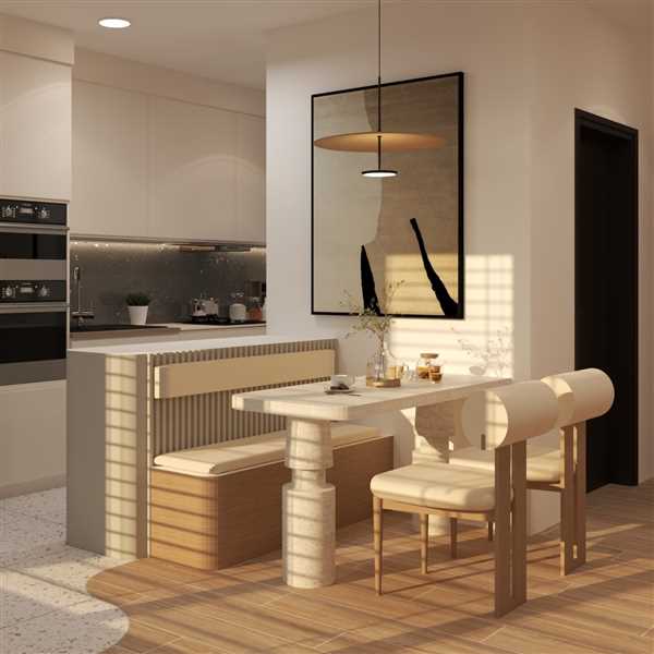 Ruhiel_Dining Area + Kitchen