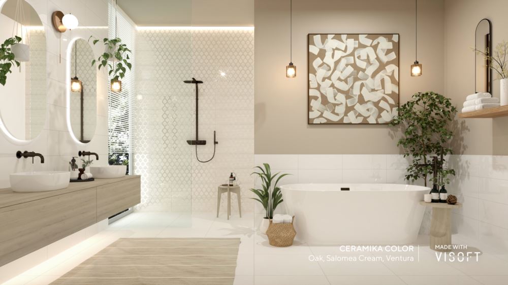 Ceramika Color - Oak, Salomea Cream, Ventura