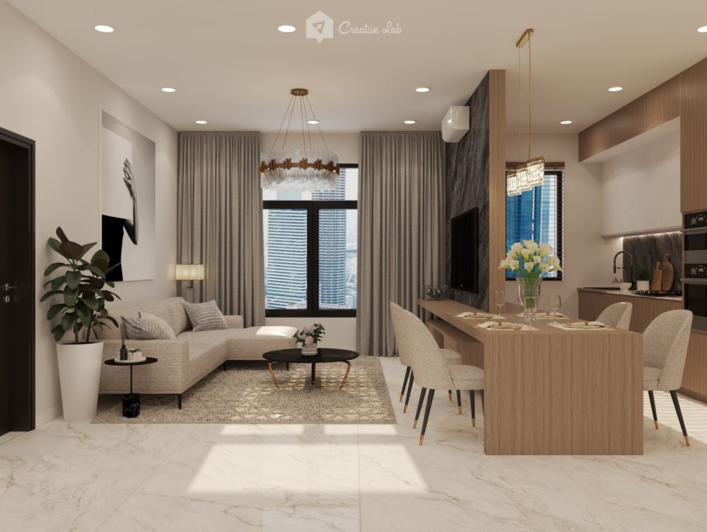 Ruhiel_Living Area + Dining Area