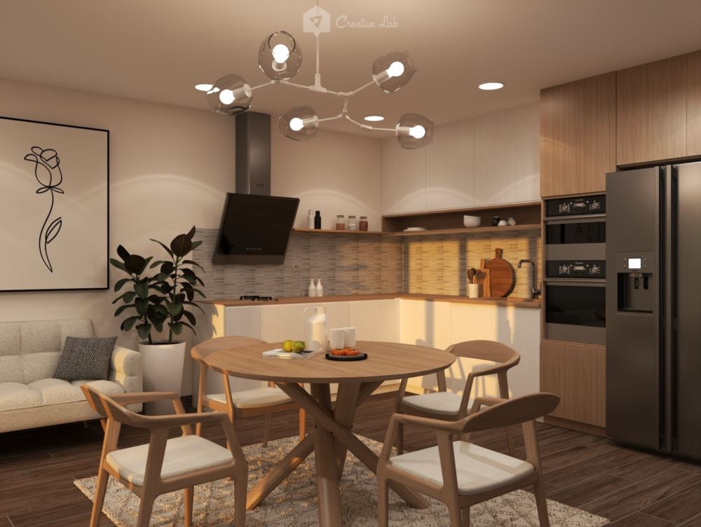 Ruhiel_Kitchen + Dining Area