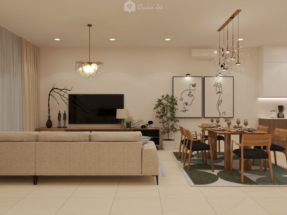 Ruhiel_Living Area + Dining Area